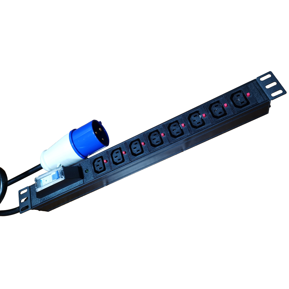 Однофазный 1P 32A MCB Pdu 8 IEC C13