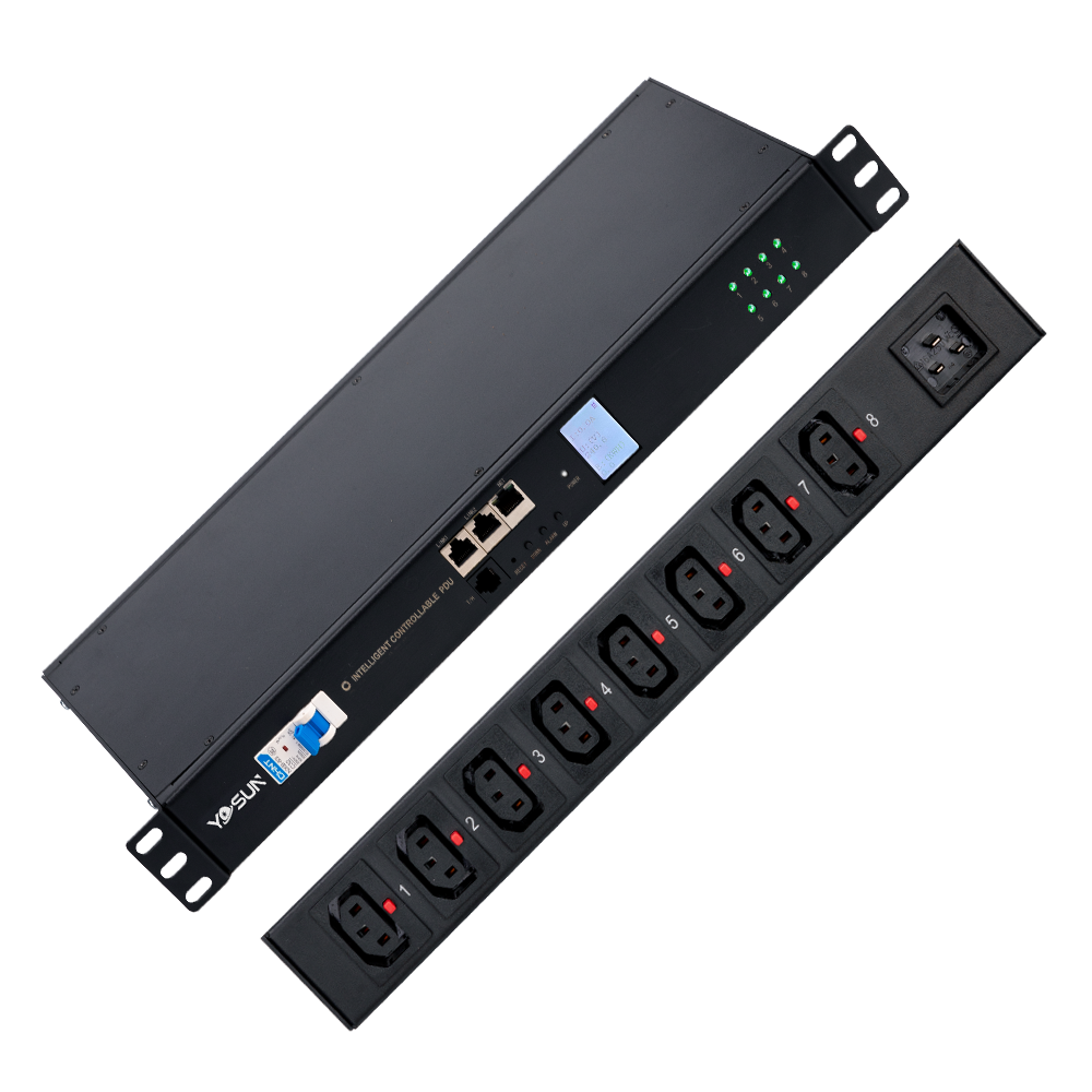 19-Дюймовый 8 C13 Горизонтальный IP Умный PDU