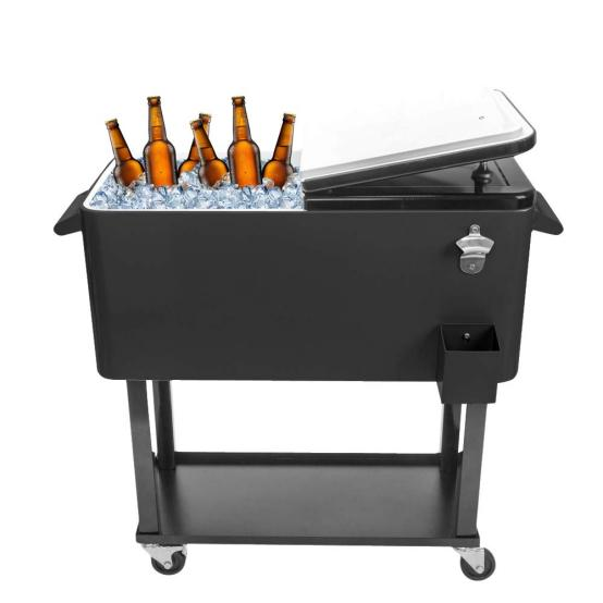 Foodservice & Hospitality: Ice Chest Carts That Double as Beverage Stations