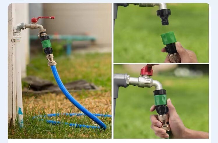 Install a Water 3 Way Hose Connector Easily