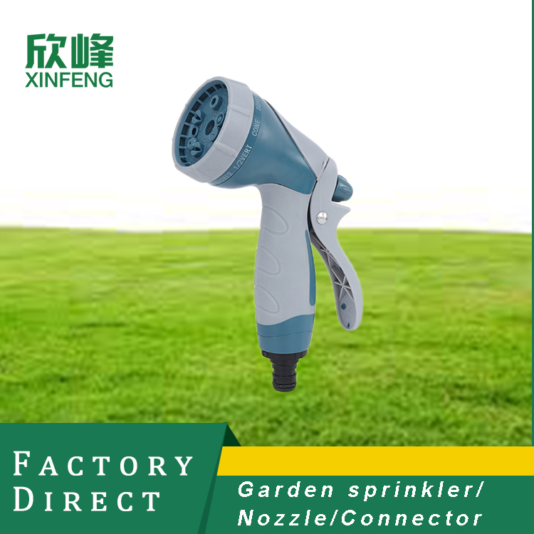 Plastic High Pressure10 Spray Patterns Garden Lawn Water Sprayer Nozzle Gun for watering