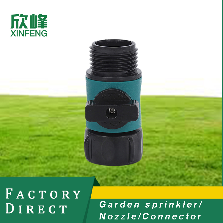 3/4 Inch Garden Male Hose Adapter Shut off Ball Valve Garden Hose valve Connector