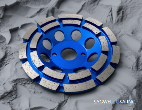 What ultrafine iron powder should be added to floor grinding pads for faster grinding?