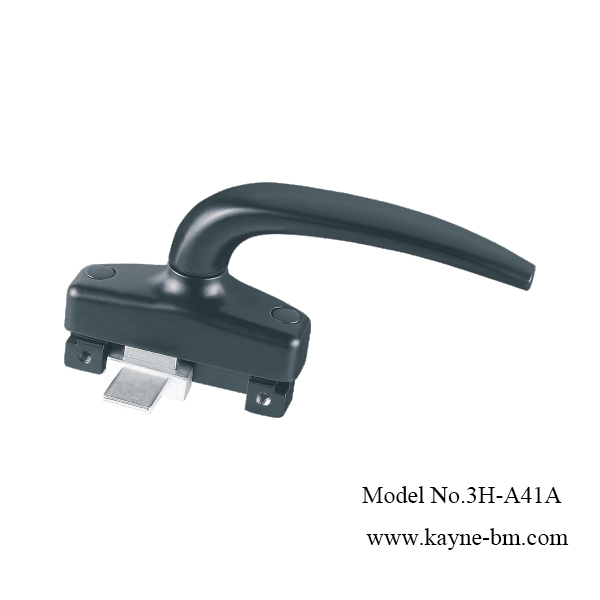 3H-A41 SERIES, Side hung and top hung Aluminium casement window handle , PVC window handle for fittings