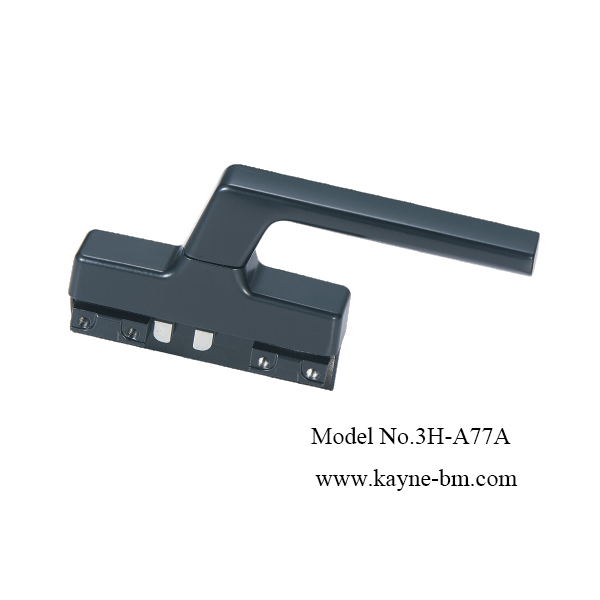 3H-A77 SERIES, Customted aluminum casement tilt and turn aluminum slim black window handle