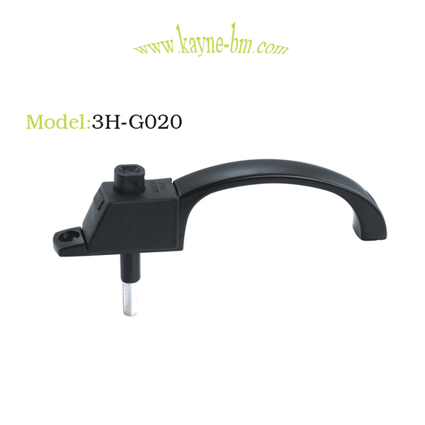 3H-G020, CURTAIN WALL HANDLE PUSH BUTTON Aluminium push lock screen windoor camlock handles To Africa
