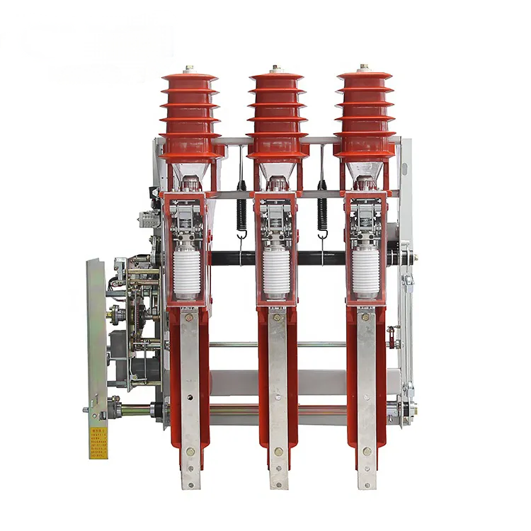 FZN25 FZRN25 12KV 24kV Indoor high voltage electric three pole air vacuum load break switch