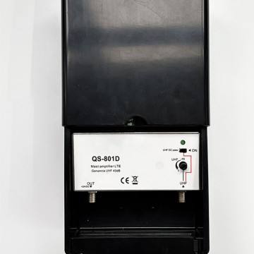QS-801D  1 in 1 out 40dB Gain Mast amplifier 5G LTE amplifier