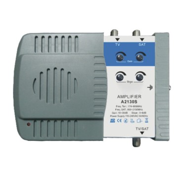 A2130S 2 in 1 out TV+SAT hybrid amplifier