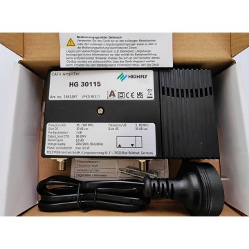 30115 30dB 1 in 1 out Bidirectional CATV Home Distribution Amplifier