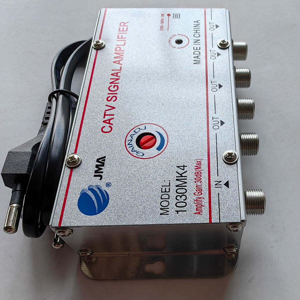 JMA 1030MK4  30dB 4 way CATV signal amplifier