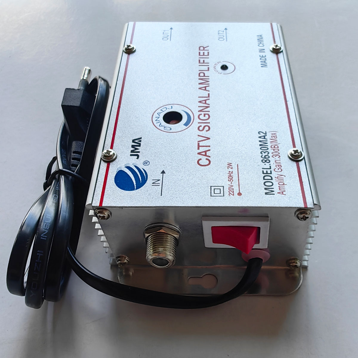 JMA 8630MA2 30dB 2 way CATV signal amplifier