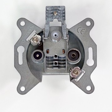 Soket dinding outlet SAT-TV-RF SATDD3 k soket dinding kaskade loop 3 lubang