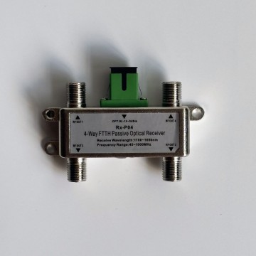 HIGHFLY 4-Way Fiber FTTH CATV Passive optical receiver Rx-P04