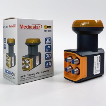OEM Ku Band Quad LNB Mediastar MED-2504