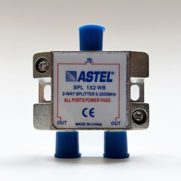 5-2500MHz 2 way splitter ASTEL