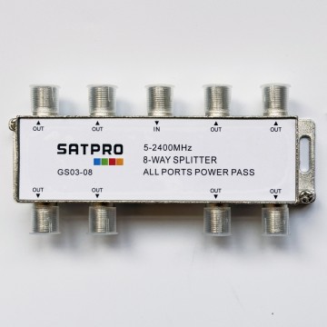 5-2400MHz 8 way splitter  SATPRO
