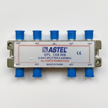 5-2500MHz 8 way splitter ASTEL SPL1×8 WB
