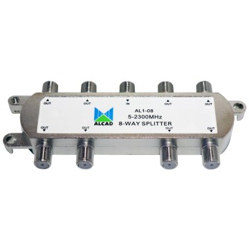 5-2300MHz 8 way splitter ALCAD AL1-08