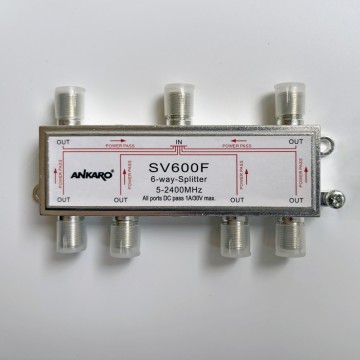 5-2400MHz 6 way splitter ANKARO SV600F