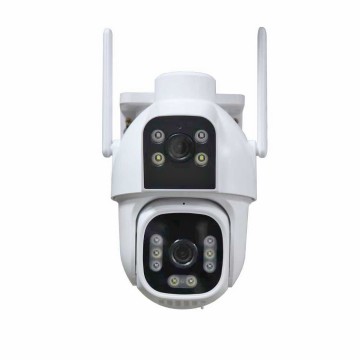 8W 12Ah AOV solar camera 4G EU type PTZ 2 lens solar monitor