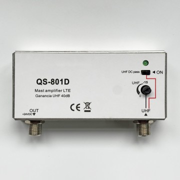 Penguat tiang QS-801D 1 input 1 output 40dB Gain untuk 5G LTE