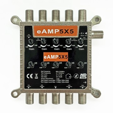 5x5 uydu amplifikatörü HIGHFLY AMP55