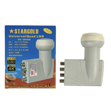 LNB quadruple bande Ku OEM STARGOLD SG-300HD