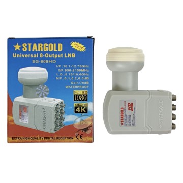 OEM Ku Band Octo LNB STARGOLD SG-800HD