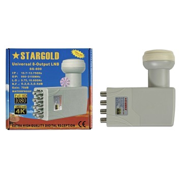Bande Ku OEM Octo LNB STARGOLD SG-800