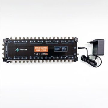 17×17×8 cascade satellite multiswitch