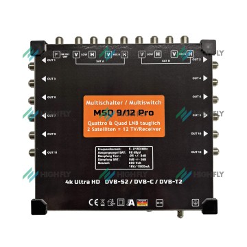 Commutateur multiple satellite 9X12 MSQ912