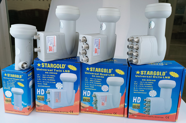 Stargold Single LNB Twin LNB Quad LNB Quattro LNB Octo LNB