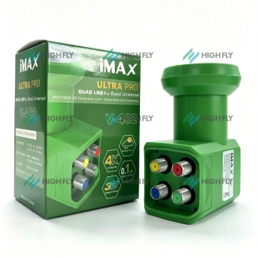 LNB quadruple bande Ku OEM iMAX ULTRA PRO V-402