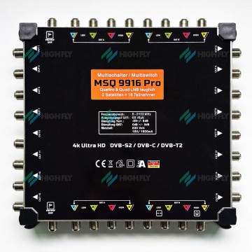 9×9×16 Satellite Multiswitch