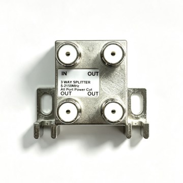 3 Way Splitter 5-2150MHz