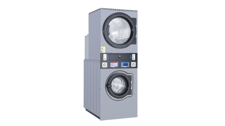 Coin-Operated Stacked Washer Dryer