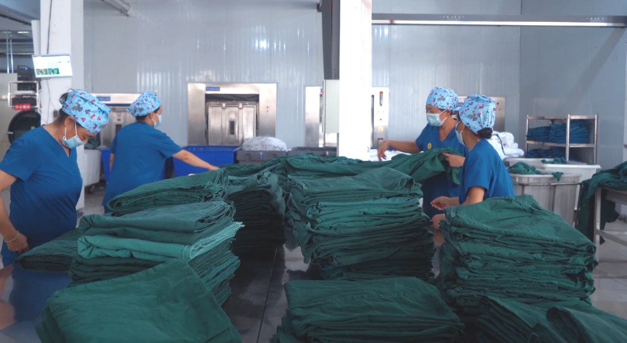 Предотвращение перекрёстного загрязнения посредством стирки и стерилизации больничного белья