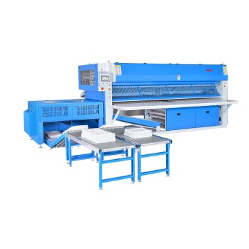 S-Одноканальная/Двухканальная складывающая машина с двумя станциями штабелирования