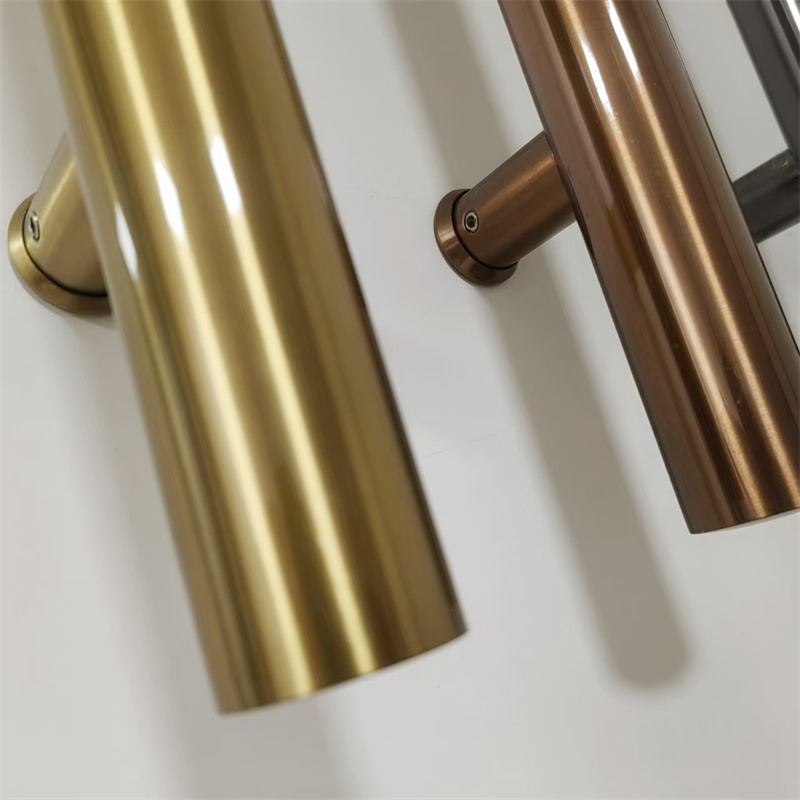 H-Type Stainless Steel Glass Door with Gold-Plated13