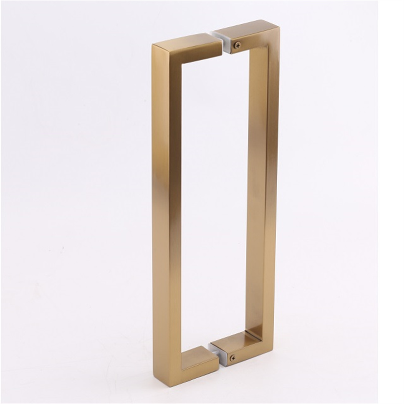 Durable Stainless Steel Square Tube Glass Door Handle