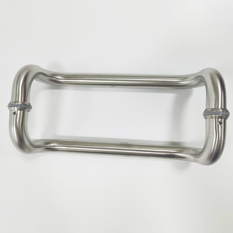Premium Stainless Steel 4-Bend Glass Door Handle - Modern & Durable