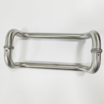Premium Stainless Steel 4-Bend Glass Door Handle - Modern & Durable