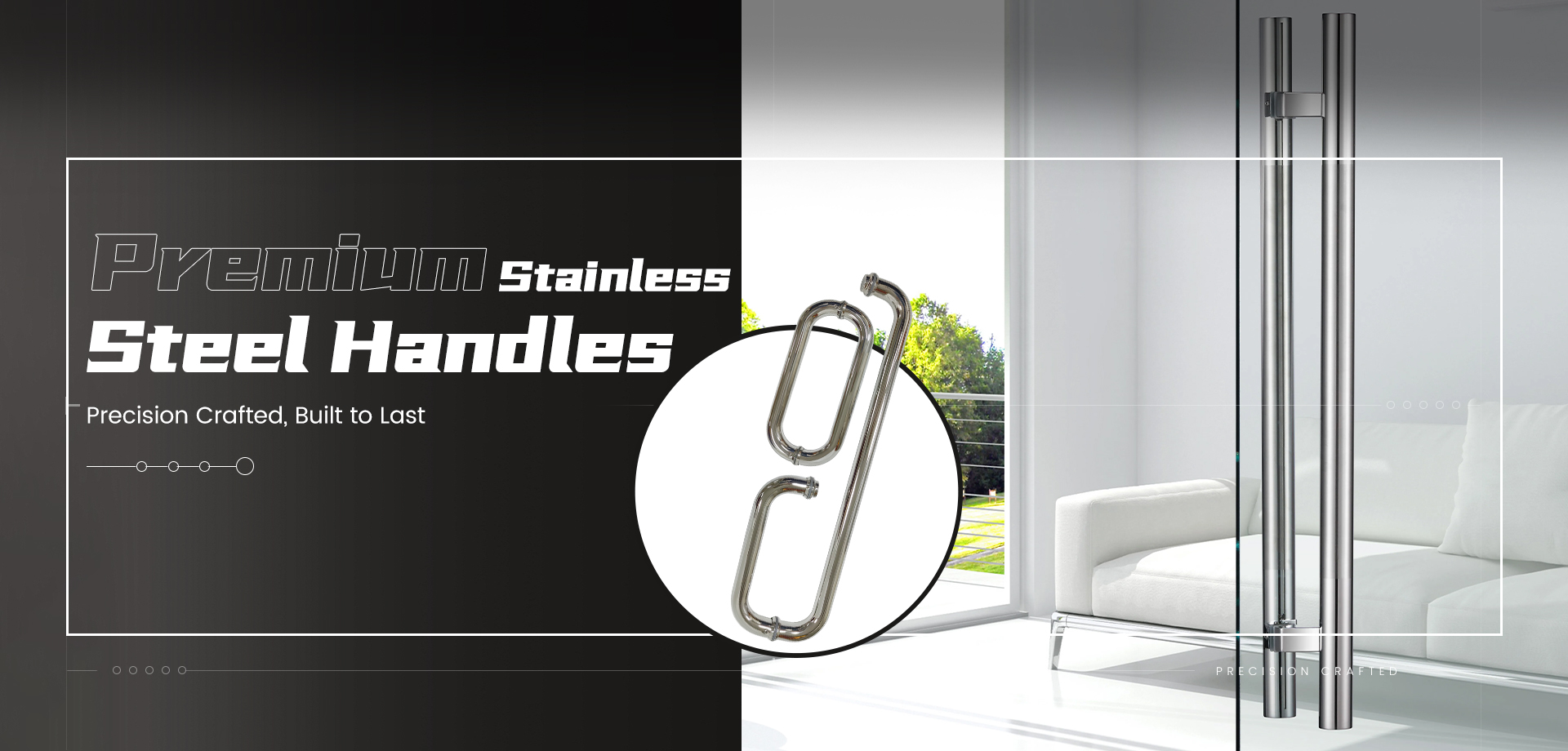 Bending Type Stainless Steel Door Handle
