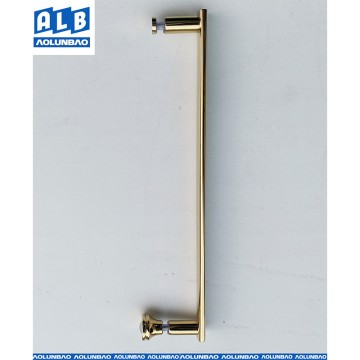 Gold Plated Stainless Steel Flat Bathroom Grab Bar