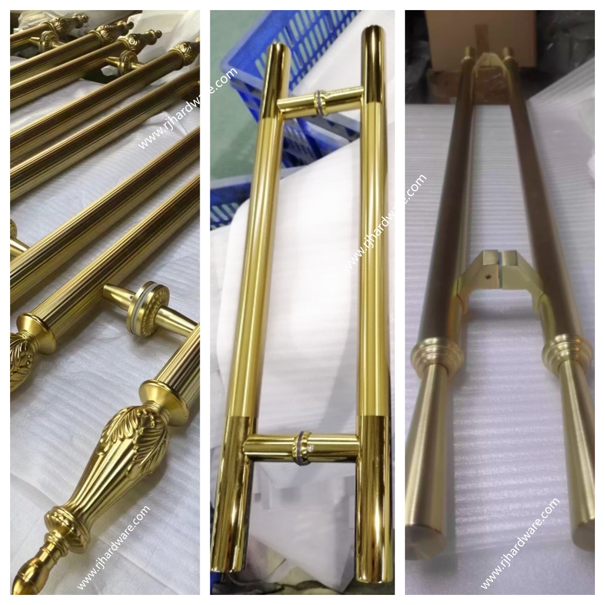 Electroplated gold craft handle-01