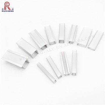 LED İşıqlandırma Şeridi üçün Alüminium Profil İçə Alüminium Kanal İşıqlı LED Profili