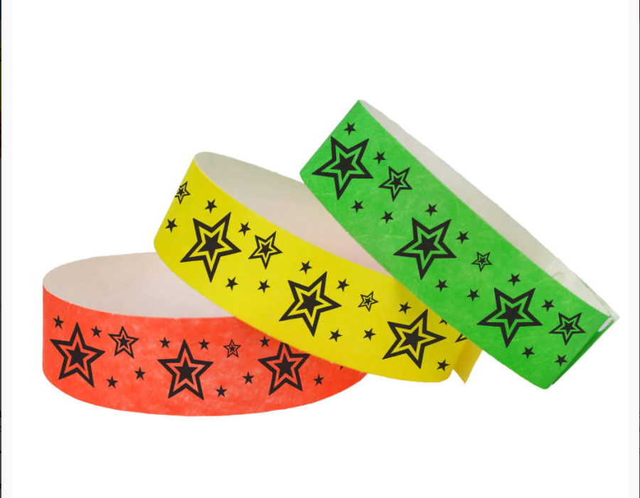 Disposable Custom Waterproof NFC RFID Tyvek Wristbands Bracelet