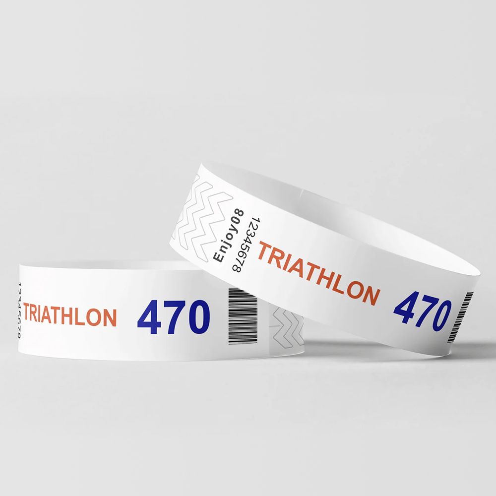 Customized Logo Print Synthetic Paper NFC Wristband Bracelets
