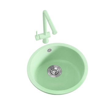 Forest Green Universal Kitchen and Bathroom Sink